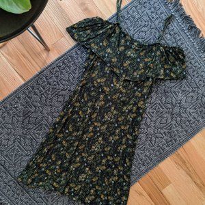 Mossimo | Green Patterned Dress